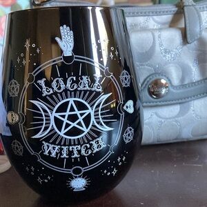 Local Witch Drinking Glass